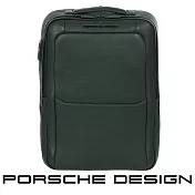 【Porsche Design 保時捷】限量3折 德國頂級小牛皮旅行後背包 全新專櫃展示品 (綠色 OLE1614GRN)