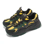 Skechers x DC 休閒鞋 Lander S 男鞋 黑 黃 綠 聯名 Aquaman 拼接 厚底 復古 老爹鞋 802016YLMT 28.5cm YELLOW/MULTI