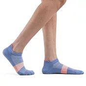 【紐西蘭Icebreaker 】女 薄毛圈多功能運動踝襪-水藍/珊瑚橘/粉橘 S