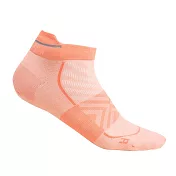 【icebreaker 紐西蘭】女 輕薄毛圈慢跑踝襪(+)- M 珊瑚粉橘