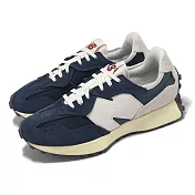 New Balance 休閒鞋 327 男鞋 女鞋 海軍藍 復古靛藍 麂皮 絨布 復古 情侶鞋 NB U327WRJ-D