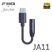 FiiO JA11 手機專用Type-C轉耳機音源轉接頭（支援麥克風）-黑色款