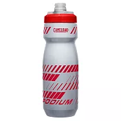 【美國CamelBak】710ml Podium噴射水瓶 無 競賽灰紅