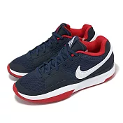 Nike 籃球鞋 JA 1 EP 男鞋 藍 白 紅 莫蘭特 美國隊 USA DR8786-403 28cm BLUE/RED