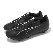 Puma 足球鞋 Ultra 5 Play FG/AG 男鞋 黑 白 人工短草皮 偏硬草地 運動鞋 10768902