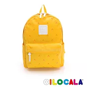 CILOCALA 限量版亮彩尼龍防潑水KEYBOARD後背包-中大  黃