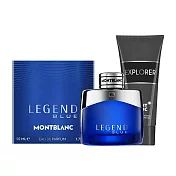 【MONTBLANC 萬寶龍】傳奇紳藍淡香精50ml(贈隨機沐浴精100ml)