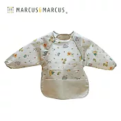 【MARCUS&MARCUS】動物樂園長袖防水圍兜-露營趣