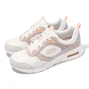Skechers 休閒鞋 Skech-Air Court-Real Ease 女鞋 白 棕 緩衝 氣墊 150078NTMT 25cm WHITE/MULTI