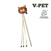 【貓咪發聲玩具】貓薄荷球逗貓棒- V-PET（貓） 哈哈老虎