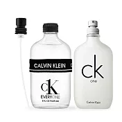 Calvin Klein CK EVERYONE 中性淡香精(100ml)+CK ONE 中性淡香水(100ml)-TESTER-公司貨