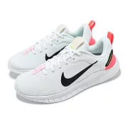 Nike 慢跑鞋 Wmns Flex Experience RN 12 女鞋 白 黑 橘 緩衝 入門款 運動鞋 DV0746-102