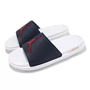 Nike 拖鞋 Jordan Jumpman Slide 男鞋 藍 紅 白 緩衝 一片拖 喬丹 FQ1598-402