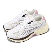 Puma 休閒鞋 Teveris Nitro Preppy Wns 女鞋 米白 黑 粉紅 氮氣 運動鞋 39109602 24cm WHITE/PEARL PINK