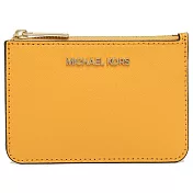 MICHAEL KORS 防刮皮革零錢包-桔黃