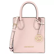 MICHAEL KORS 皮革迷你手提斜背兩用包-粉