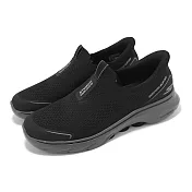 Skechers 懶人鞋 Go Walk 7-Easy On Evolution Slip-Ins 男鞋 黑 健走鞋 216553BKCC