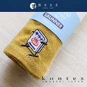 【日本愛媛 KONTEX】SAUNNER MOKU 薄輕長精繡桑拿毛巾 (檸檬黃) | 鈴木太太公司貨