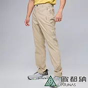 【ATUNAS 歐都納】男款彈性休閒長褲A8PAEE03M*- M 卡其