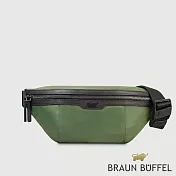 【BRAUN BUFFEL 德國小金牛】台灣總代理  密斯特-N 腰胸包-海藻綠/BF543-07-SP