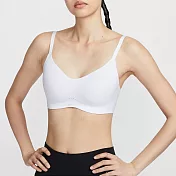 NIKE AS W NK ALATE MINIMALIST LSBRA 女運動內衣-白-FQ3551100 7 白色