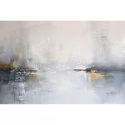 【LAVOD 線上藝廊】藝術微噴油畫 30X40CM 無框畫+實木框-原木色 藝術掛畫 | 客廳掛畫 破曉