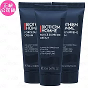 BIOTHERM 碧兒泉 男仕超進化極量緊膚凝霜(20ml)*3(公司貨)