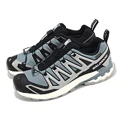 Salomon 戶外鞋 XA PRO 3D V9 GTX 男鞋 灰 藍 防水 抽繩 休閒鞋 薩洛蒙 L47270600 26cm BLUE/GREY