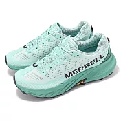 Merrell 越野跑鞋 Agility Peak 5 女鞋 蒂芬妮綠 緩衝 抓地 黃金大底 戶外鞋 ML068266