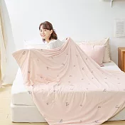 【DUYAN 竹漾】Cool-Fi 極涼 膠原蛋白抗菌涼被 / 杏桃茸兔