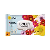 LOLE’S 無酒精萬用潔膚濕紙巾-有蓋72片 (繁花限定版)-代理商公司貨