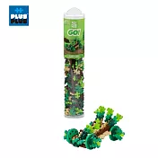 【++Plus-Plus 加加積木】MINI小顆粒-透明管裝 200片 GO系列 - 兩款任選 地球