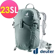 【deuter 德國】TRAIL 23SL 輕量拔熱透氣背包3440424- 灰