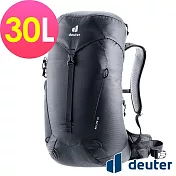 【deuter 德國】AC LITE 30L 網架直立式透氣背包3421024 - 黑