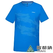 【ATUNAS 歐都納】男款Polygiene涼感抑菌短袖T恤A1TS2306M- 2XL 藍