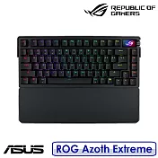 【送原廠電競鼠墊】ASUS 華碩 ROG Azoth Extreme 無線電競機械鍵盤 (雪軸/風暴軸)  SNOW/雪軸