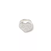 Human Made Heart Sliver Ring 純銀戒指 飾品 配件 銀色/黑色 HM28GD066 15 銀色