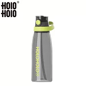 【HOLOHOLO】PILATES BOTTLE 大容量吸管運動水壺 1000ml 黑