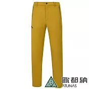 【ATUNAS 歐都納】男款SOFTSHELL抗風彈性長褲A1PA2316M- XL 棕黃