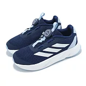 adidas 慢跑鞋 Duramo SL BOA K 中童 藍白 旋鈕 小朋友 運動鞋 愛迪達 IH7521