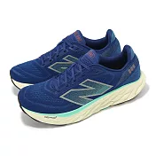 New Balance 慢跑鞋 Fresh Foam X 880 V14 2E 男鞋 寬楦 墨黑 前衛亮藍 運動鞋 NB M880A14-2E