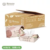 【Roaze 柔仕】嬰兒純水濕紙巾(有蓋) 80抽 X 24 包 (箱)