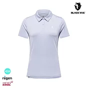 BLACKYAK 女 ICE短袖POLO衫 S 淺天藍