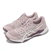 Asics 排球鞋 GEL-Tactic 12 女鞋 紫白 吸震 回彈 室內運動 羽排鞋 亞瑟士 1072A092700