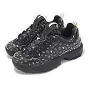 Fila 休閒鞋 Disruptor?LL?Multi Graphic 男鞋 女鞋 黑 厚底 老爹鞋 斐樂? 4C639Y992 23cm BLACK/MULTI PATTERN 23cm BLACK/MULTI PATTERN