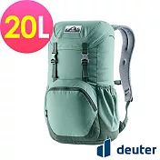 【deuter 德國】WALKER 20L 休閒旅遊後背包3812821- 湖綠