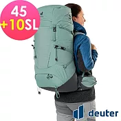 【deuter 德國】AIRCONTACT CORE 45+10SL 拔熱式透氣背包3350222- 翡翠綠