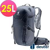 【deuter 德國】SPEED LITE 25L 超輕量旅遊背包3410422- 黑