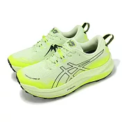 Asics 越野跑鞋 Trabuco Max 3 男鞋 螢光綠 厚底 緩衝 弧形大底 戶外 運動鞋 亞瑟士 1011B800300