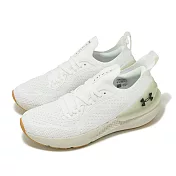 Under Armour 慢跑鞋 W Shift 女鞋 白 黑 膠底 針織 緩衝 運動鞋 UA 3027777104